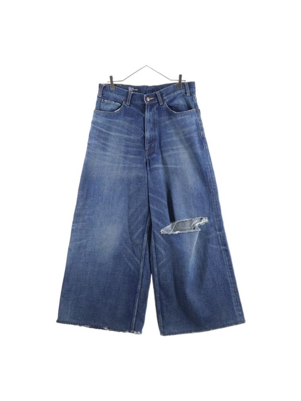 Celine Hedi Slimane Era Jeans Baggy Flare Denim Pants Indigo